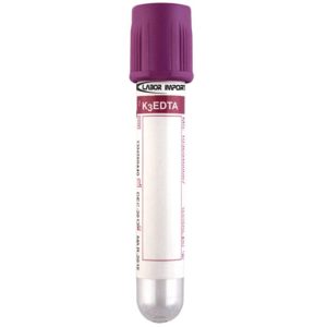 Tubo para coleta de sangue a vacuo K3 Edta-04ml-Plástico