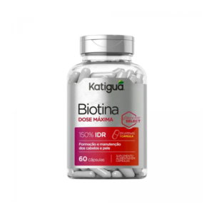 Biotina Dose Máxima – Katiguá – 60 Cápsulas – 500mg