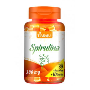 Spirulina – Tiaraju – 70 Cápsulas – 380 mg