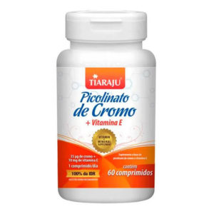 Picolinato de Cromo + Vitamina E – Tiaraju – 60 Cápsulas – 250μg