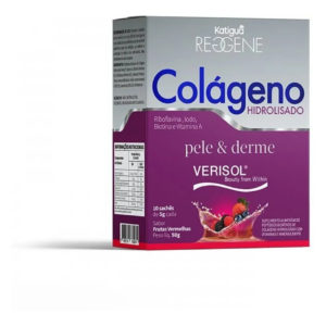 Colágeno Verisol Pele/Derme – Frutas Vermelhas – Katiguá – 10 x 5g