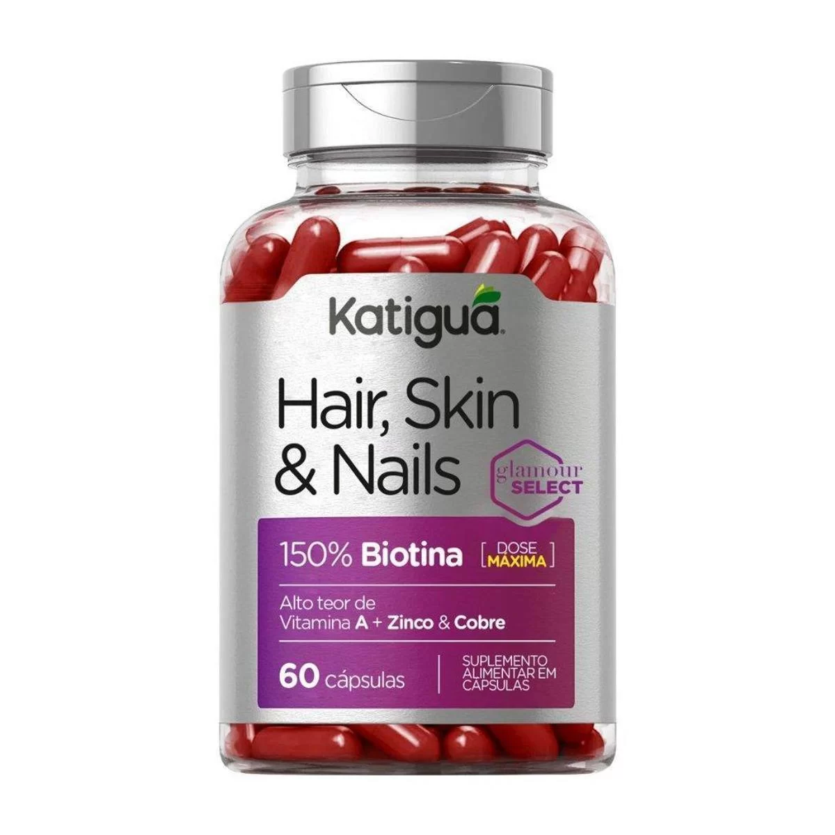 Hair, Skin & Nails – Katiguá – 60 Cápsulas – 500mg