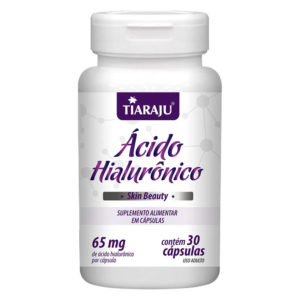 Ácido Hialurônico – Tiaraju – 30 Cápsulas – 65 mg