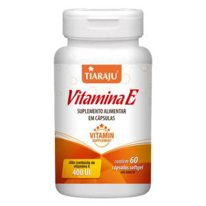 Vitamina E – Tiaraju – 60 Cápsulas – 400UI